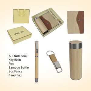 PERSONALIZED 4 in 1 BAMBOO GIFT SET