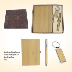 PERSONALIZED 3 in 1 BAMBOO ESSENTIALS GIFT SET