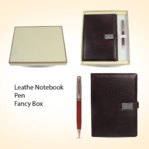PERSONALIZED 2 in 1 LEATHER GIFTSET
