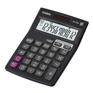 Casio MJ-12SB Desktop Calculator – 12 Digits, 150 Steps Check, Tax & GST Function