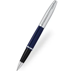 Cross Chrome/Blue Lacquer Roller Ball Pen - AT0115-3