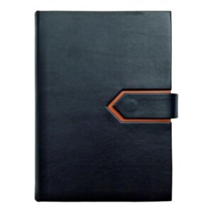 Anupam Lavish Journal PU Fine Leather Journal 80 gsm Lined Paper with Magnetic Flap Closure and Pen Holder