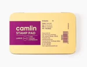 Camlin Stamp Pad Large Size Violet