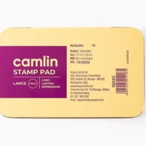Camlin Stamp Pad Large Size Violet