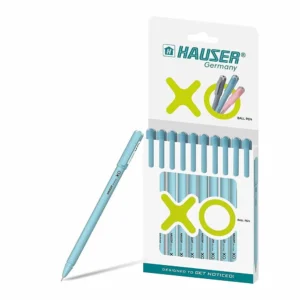 HAUSER XO 0.6 mm Ball Pen Tumbler | Sleek Body & Minimalistic Design | Smooth Writing Ball Pen (Pack of 10 )