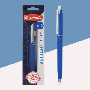 Reynolds Jetter Classic Ballpoint Pen - Blue ( Pack of 10 )