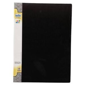 Solo Display File, Presentation Folder with Clear Document Sleeve, Professional Display Portfolio (Display File A4 Size-60 Pocket)