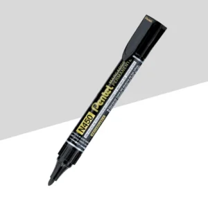 Pentel N450 Xtra Large Permanent Marker - Medium Bullet Tip (Pack Of 10)