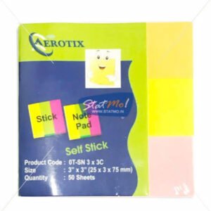 Aerotix Self Stick Sticky Note Pad (OT-SN3X3-3C) Pack of 24