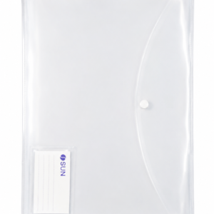Sun Clear Bag F/S (CB-355) pack of 10 with name card