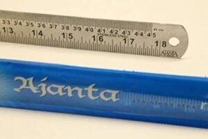Ajanta Cross Steel Foot ruler 45cm