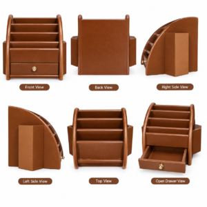Wooden Pen Stand NWPS06